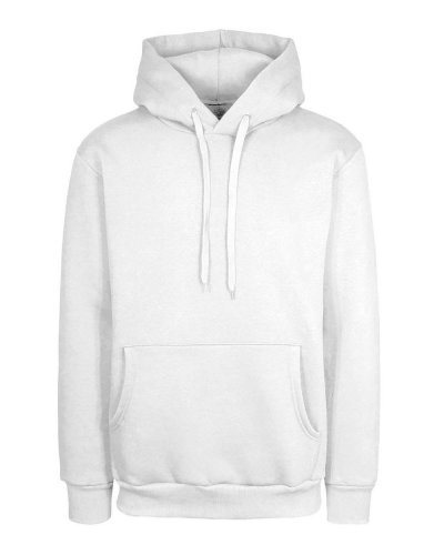 Felpa french terry con cappuccio unisex Bianco Panna