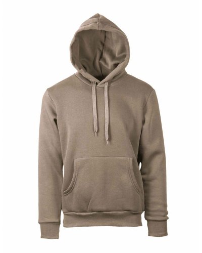 Felpa french terry con cappuccio unisex Tabacco