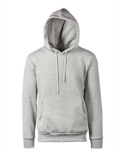 Felpa french terry con cappuccio unisex Melange Chiaro