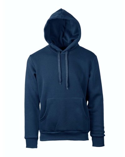 Felpa french terry con cappuccio unisex Blu Navy