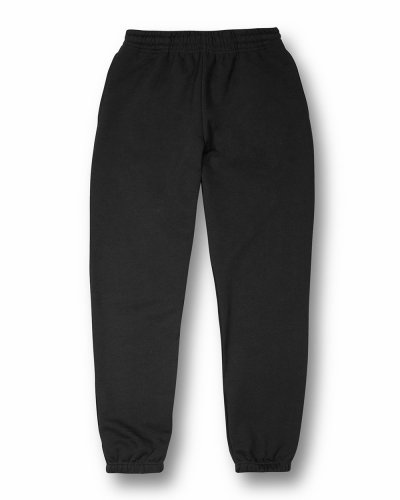 Pantalone urban fit in felpa soft unisex Nyco Nero