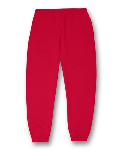 Pantalone Urban fit in felpa French terry unisex Tommy Rosso