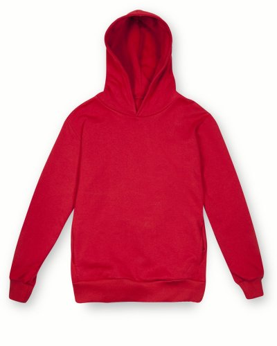 Felpa French Terry con cappuccio Urban fit unisex Sya Rosso