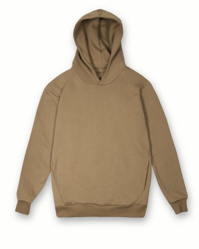 Felpa French Terry con cappuccio Urban fit unisex Sya Tabacco