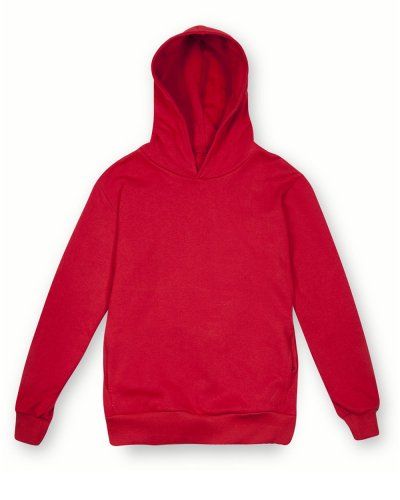 Felpa Soft con cappuccio Urban fit unisex Mya Rosso