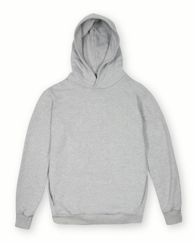 Felpa Soft con cappuccio Urban fit unisex Mya Melange Chiaro