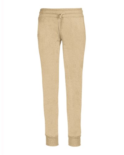 Pantalone new fit donna in felpa soft Cammello