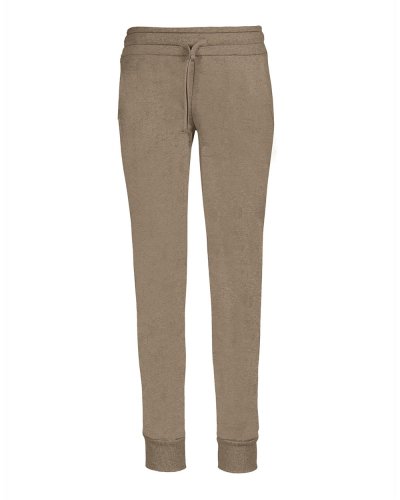 Pantalone new fit donna in felpa soft Tabacco