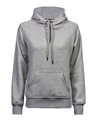 Felpa donna con cappuccio Heather Grey