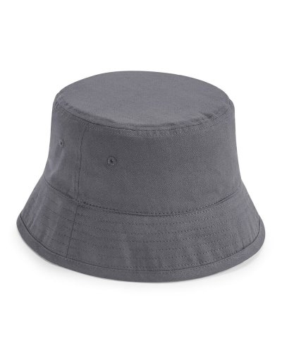 Cappello Bucket in cotone organico Graphite grey