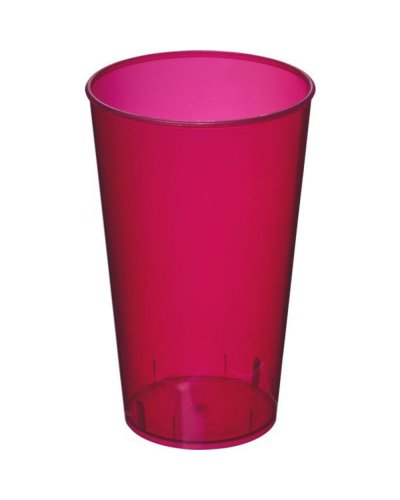 Bicchiere in plastica Arena da 375 ml Magenta trasparente