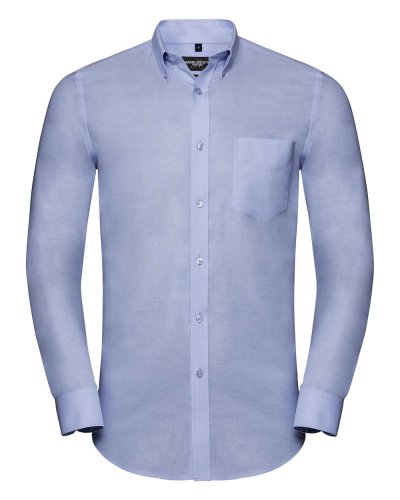 Camicia uomo Tailored Button-Down Oxford Oxford Blue