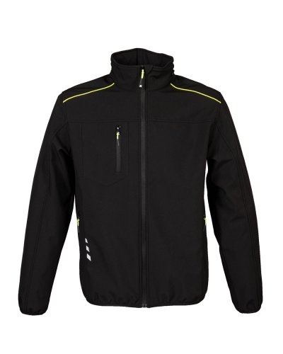 Giubbino in softshell Sion Black
