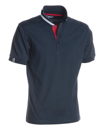 Polo uomo manica corta Memphis Blu Navy