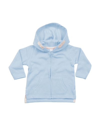 Baby Zipped Hoodie Dusty Blue