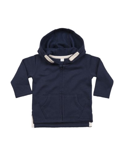 Baby Zipped Hoodie Nautical Navy
