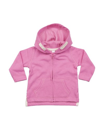 Baby Zipped Hoodie Bubble Gum Pink