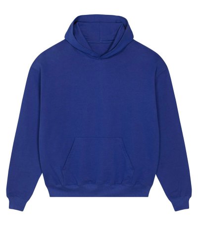 Felpa squadrata unisex con cappuccio Cooper Dry Worker Blue