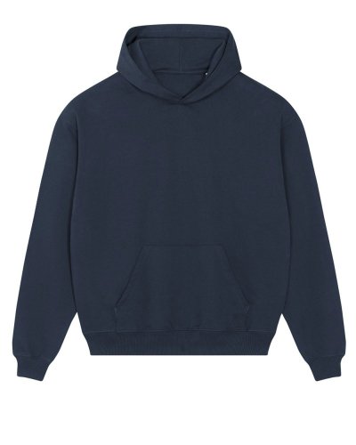 Felpa squadrata unisex con cappuccio Cooper Dry French Navy