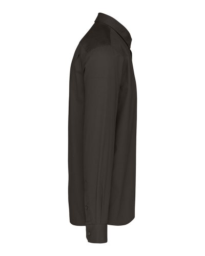 Camicia uomo Nevada in cotone manica lunga Dark Grey