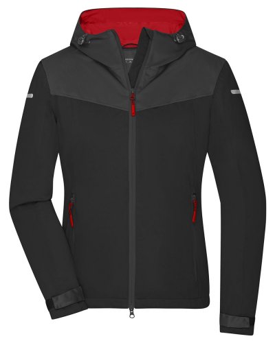 Ladies´ Allweather Jacket Black/carbon/light-red