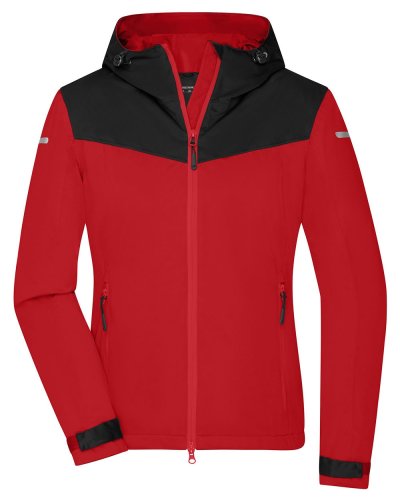 Ladies´ Allweather Jacket Light-red/black/light-red