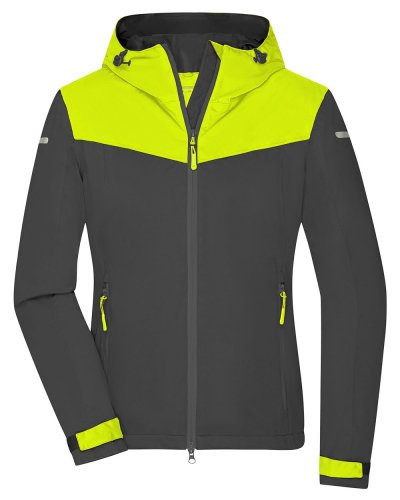 Ladies´ Allweather Jacket Carbon/bright-yellow/carbon