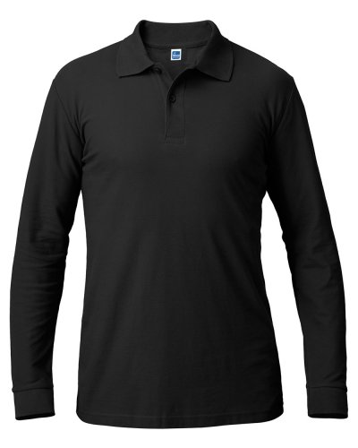 Polo manica lunga Summer Nero