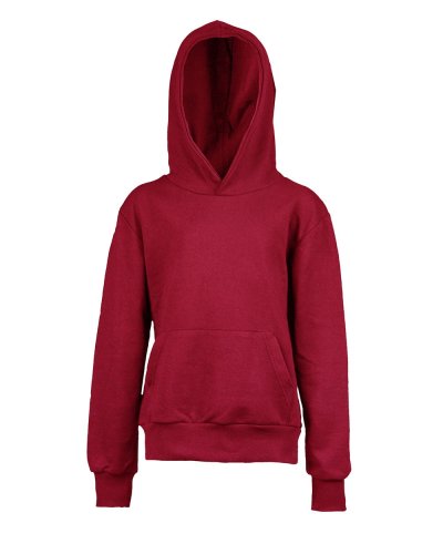 Felpa french terry bambino cappuccio Rosso Sport