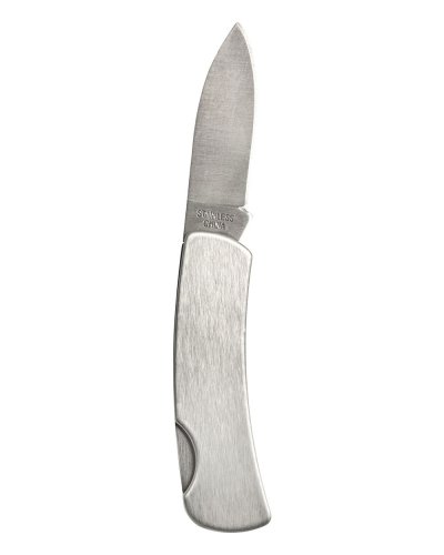 Coltellino tascabile in acciaio inox Evelyn Argento