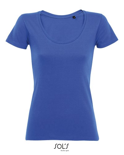 T-shirt donna ampia scollatura Metropolitan