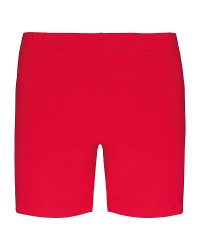 Pantaloncini donna in jersey Red