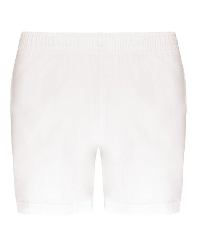 Pantaloncini donna in jersey White
