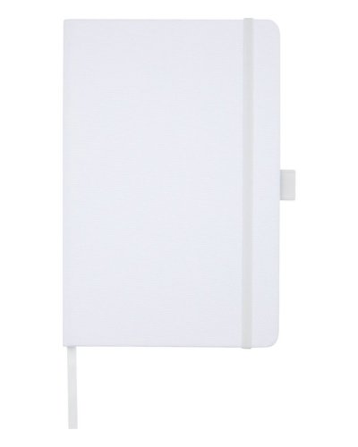 Blocco note A5 in carta riciclata con cover in PET riciclato Honua Bianco