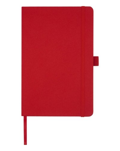 Blocco note A5 in carta riciclata con cover in PET riciclato Honua Rosso
