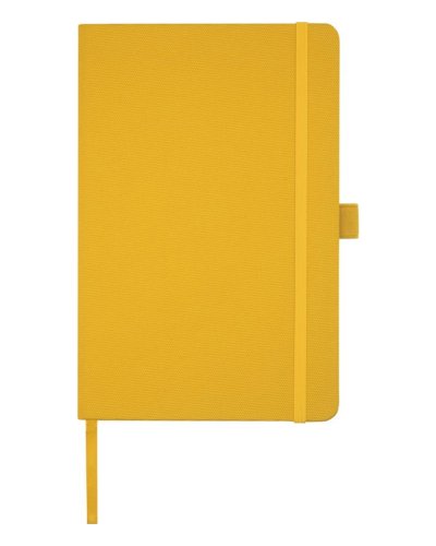 Blocco note A5 in carta riciclata con cover in PET riciclato Honua Arancio