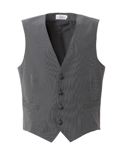 Bristol gilet unisex foderato Millerighe nero