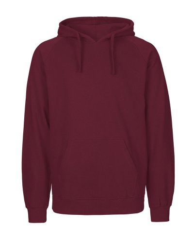 Felpa cappuccio uomo Bordeaux