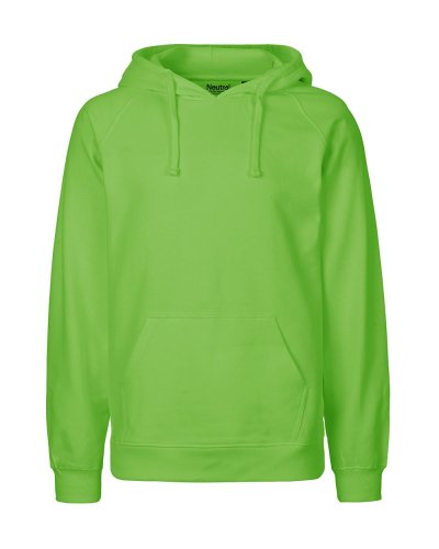 Felpa cappuccio uomo Lime