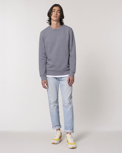 Felpa girocollo unisex Changer Lava Grey