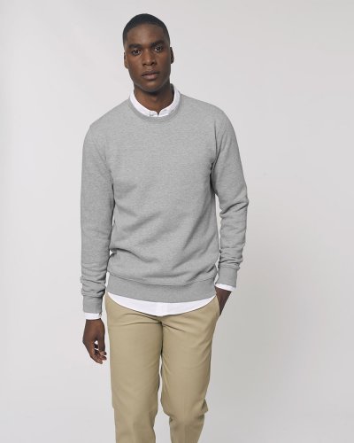 Felpa girocollo unisex Changer Heather Grey