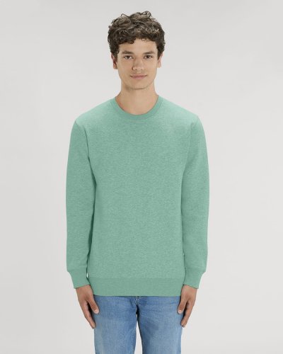 Felpa girocollo unisex Changer Mid Heather Green