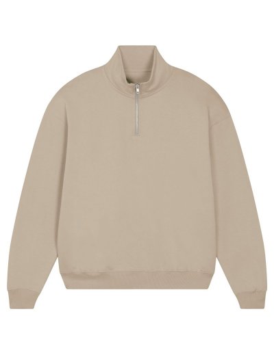 Felpa squadrata con mezza zip Miller Dry Desert Dust