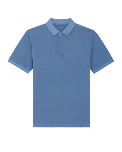 Polo unisex Prepster Vintage G. Dyed Cadet blue