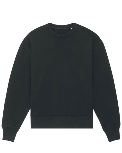 Felpa unisex girocollo Radder Heavy Black