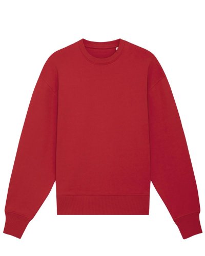 Felpa unisex girocollo Radder Heavy Red