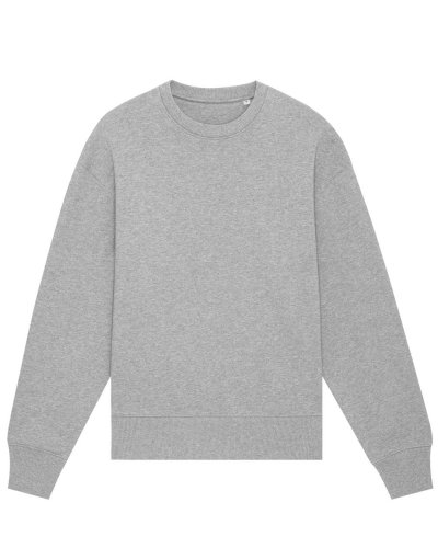 Felpa unisex girocollo Radder Heavy Heather Grey
