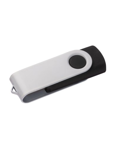 Chiavetta usb 4 gb in ABS e metallo Bianco