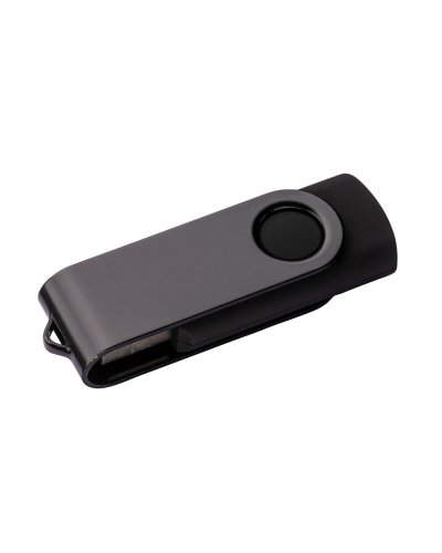 Chiavetta usb 4 gb in ABS e metallo Nero