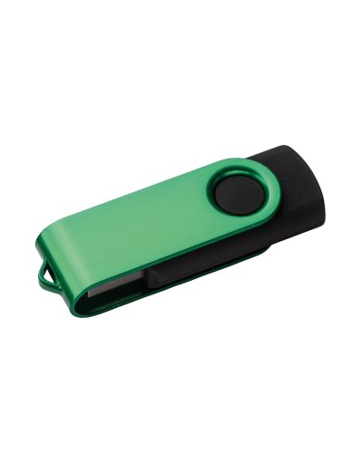 Chiavetta usb 4 gb in ABS e metallo Verde